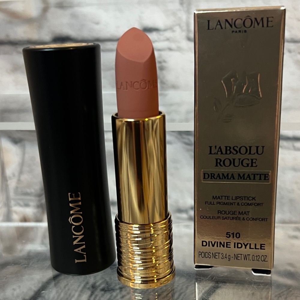 Lancôme L'Absolu Rouge Drama Matte Lipstick - 510 Divine Idylle (Nude Pink)
